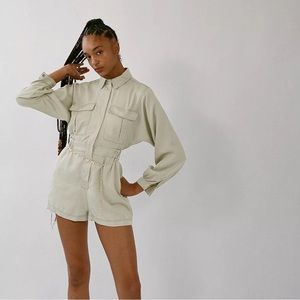 BDG Long Sleeve Coverall Romper